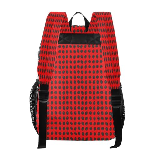 Black Seeds Clear Backpack - Stadium Approved Large 15.7-inch Waterproof Transparent Bag for Sports, Concerts, Work, Travel#5743