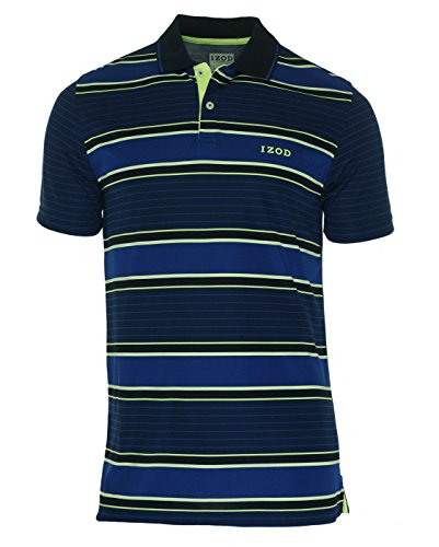 IZOD Men's Honor Oxford Auto Stripe Golf Polo #TOP19
