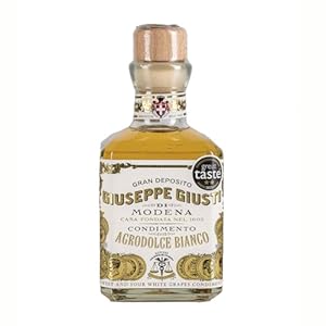 Giusti Balsamico Essig Condimento Agrodolce Bianco - Süß-saurer Weißweinessig in Cubicaflasche (1 x 0,25 l)
