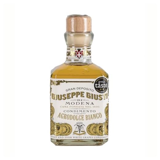 Giuseppe Giusti Le Delizze Condimento Bianco die Modena I Saporiti, 250ml