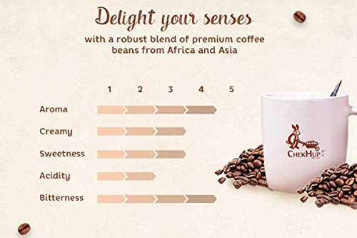 Malasia famoso Chek Hup Instant Ipoh Café blanco con bajo GI Premium Rock Sugar por Ametsus (3 en 1 KING (4 paquetes) - Imagen 8