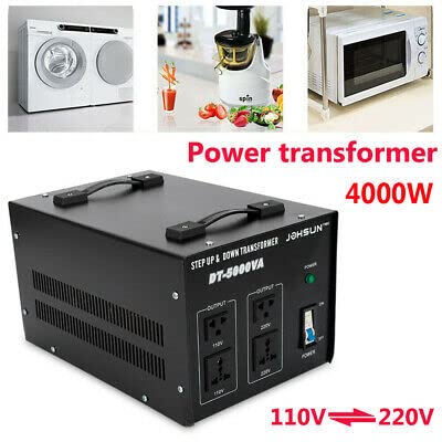 Transformador de tensión convertidor de voltaje Step Up/Down, 4000 W, 110 V y 220 V, convertidor de corriente para máquina