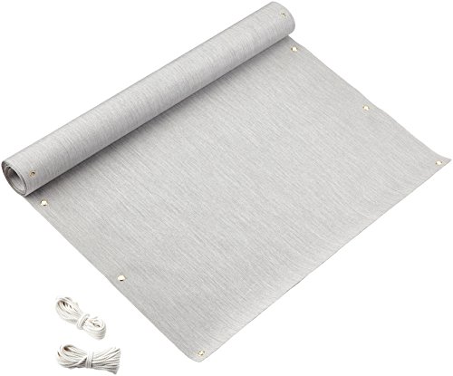 Balkon-Sichtschutz 115 X 900 Cm – Witterungsbeständig, UV-geschützt, Winddicht In Hellgrau – Für Mehr Privatsphäre Auf Terrasse, Garten & Balkon