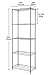 JEROAL 5-Tier Wire Shelving Unit, Multipurpose Standing Storage Shelves Metal Display Rack for Pantry Laundry Bathroom Kitchen Garage Closet Organization,350LbS Capacity,13.8