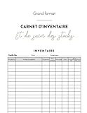 achat stock livres invendus  Carnet d\'inventaire et de gestion des stocks: Faites le suivi des vos stocks facilement et restez organisé grâce à votre livre d\'inventaire
