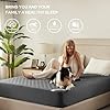 BEDLORE Waterproof Mattress Protector, Noiseless Queen Size Mattress Pad with Deep Pocket Fitted Up to 6"-18", Soft Breathable Dirt-Proof Bed Mattress Cover Washable Bedroom, Hotel (Gray)