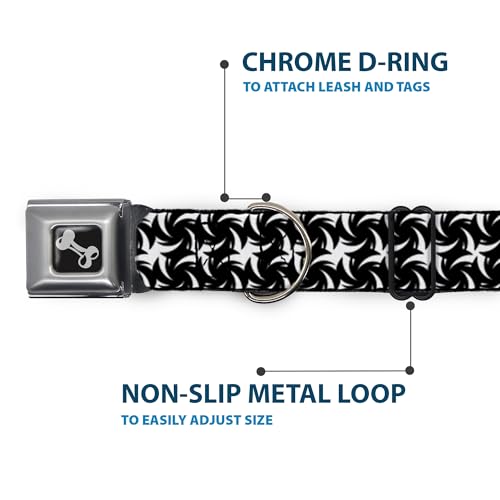 Collier de chien Buckle Down à fermoir os réglable pour stopper les ouvertures accidentelles - 6