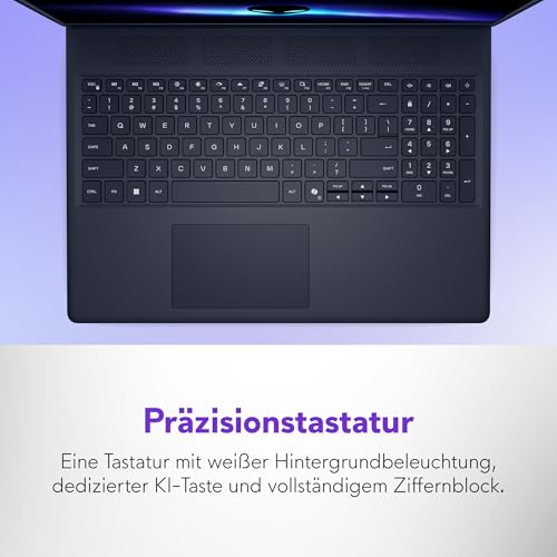 Alienware 16 Aurora Gaming Laptop AC16250 16" WQXGA 120Hz 100% sRGB Display, Intel 7 240H, NVIDIA GeForce RTX 5060, 16GB RAM, 1TB SSD, 3 Monate Game Pass, W11 Home, QWERTZ-Tastatur - 1 Jahr Garantie – Ansicht 8