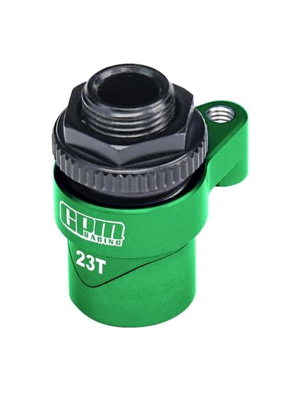 Aluminum 7075 Alloy 23T Servo Saver Set Horn With Built-In Spring For Traxxas 1:16 Mini Maxx 4WD 107154-1 / Mini XRT VXL-3S 108076-1 Monster Truck Upgrades - Green