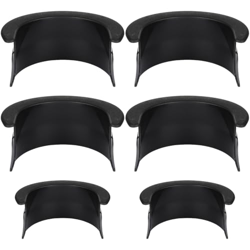 6pcs Pool Table Pockets, Plastic Black Billiard Pocket Liner 4 Corner Protectortor Long-Lasting Pocket Frame Pool Table Accessory for Bar Pools Table