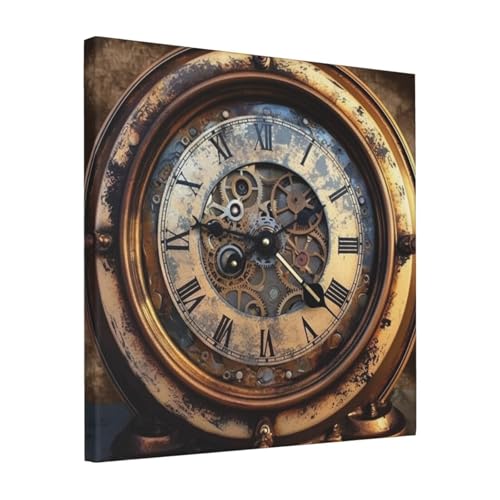 Décoration murale d'intérieur salon steampunk pour une ambiance rétro