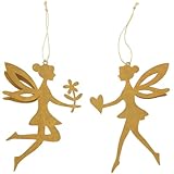 Aspect rouille avec charme : les suspensions sont fabriquées en métal de haute qualité et ont une finition rouillée. Cette finition naturelle évolue au fil du temps et donne aux figurines une patine authentique. Le ton rouillé chaud s'harmonise parfaitement avec les fleurs, le bois et les matériaux naturels et souligne le caractère vintage de cette charmante décoration suspendue.