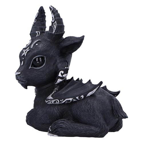 Nemesis Now Baal Figurine 9cm, Resin, Cult Cuties Collectible Baal Goat Bat Figurine, Scarily Adorable Occult Goat, Spooky Goat Gift, Cast in The Finest Resin, Expertly Hand-Painted