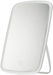 FURLOU Mirror Desktop Makeup Mirror Portable Desktop Women's Makeup Lamp Adjustable Rectangular Mirror Table Mirror Multiple Occasions Mirror