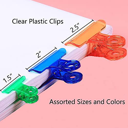 Z Zicome Plastic Clear Clips Food Bag Clamps, 30 Pack, Assorted Sizes And Colors #TOP1