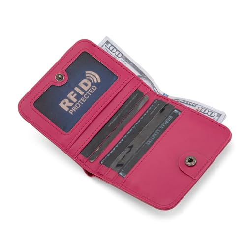 Image of Montana West X Wrangler Small Wallet Women Slim Thin Wallets Card Cases Money Organizer Minimalist Pocket Wallet with RFID Lining