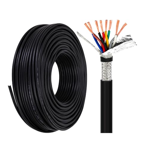 Câble ignifuge flexible 8 conducteurs cuivre blindé de haute pureté