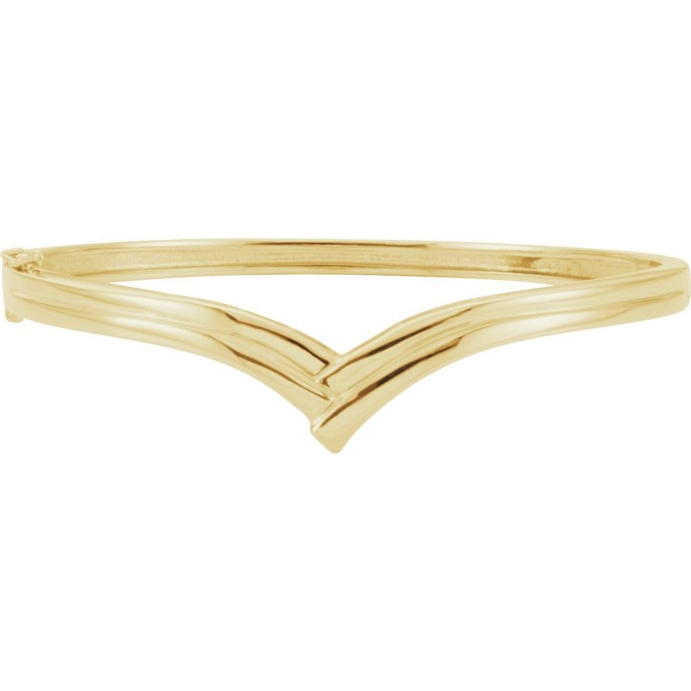 Sonia Jewels 6 8mm V Hinged Bangle B6 1 2 Bracelet