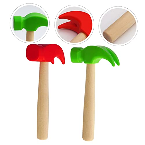 BESTonZON 6 Peças Martelo Simulado Martelo Manutenção Brinquedos Para Meninas Pequenas Ferramentas B