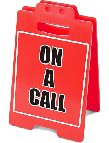 On A Call Desk Sign