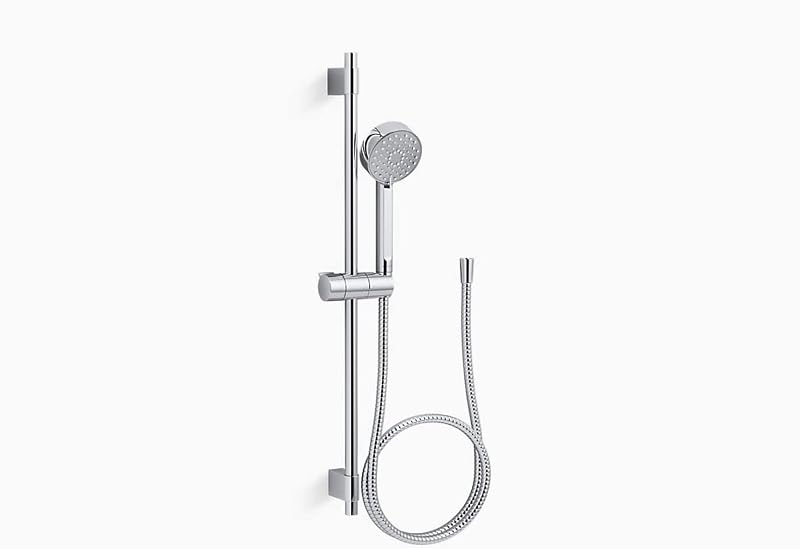 KOHLER 98361-G-CP Awaken G90 Multi-Function Handshower Kit, Handheld Shower Head with 24" Slidebar and 60" Hose, 1.75 GPM, Polished Chrome