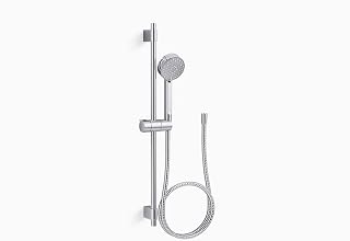 KOHLER 98361-G-CP Awaken G90 Multi-Function Handshower Kit, Handheld Shower Head with 24" Slidebar and 60" Hose, 1.75 GPM, Polished Chrome