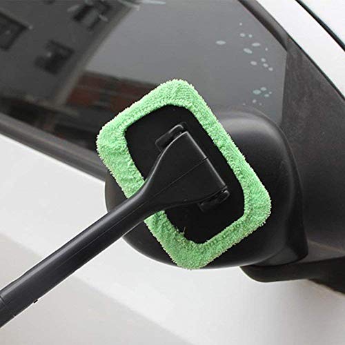 Silence Shopping Car Care Replaced Microfiber Clothes Windshield Cleaning Brush Durable Buffing Pad Cover Washable Polishing Bonnet Green Pack Of 5 #TOP6