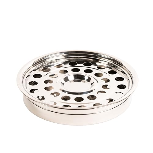 Broadman Church Supplies RemembranceWare Communion One Pass Tray & Disk, Silver