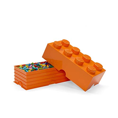 Room Copenhagen 8 Lego Brick Box, Bright Orange (40040660) #TOP2