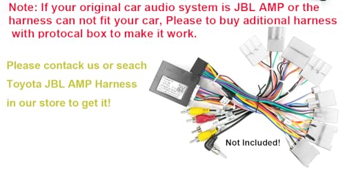 Android 13 Double Din Car Radio for Toyota Sequoia 2003 2004 2005 2006 2007,7 inch Touchscreen Car Stereo with CarPlay & Android Auto,GPS Bluetooth WiFi FM Mirror Link Backup Camera,4+64G