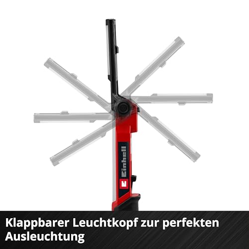 Einhell Akku-Lampe TE-CL 18/1000 S Li - Solo Power X-Change (18 V, klappbarer Leuchtkopf, 3 Leuchteinstellungen, 15 LEDs, 1000 Lumen, 5700 Kelvin, ohne Akku)