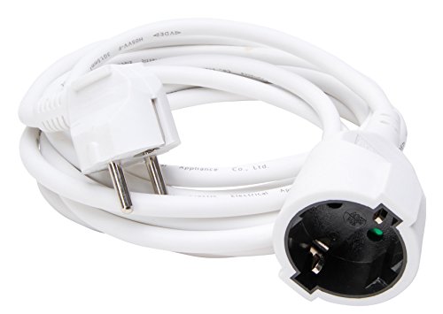 Preisvergleich Produktbild Kopp 143201018 Schutzkontaktverlängerung 3 m, weiß