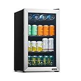 [COMPACT, SPACIOUS INTERIOR] Takes up less than 2 square feet of floor space and holds 100 standard cans. Fit it anywhere you want to enjoy icy refreshment without having to interrupt your work or play. [REMOVABLE SHELVES] Removable wire shelves crea...