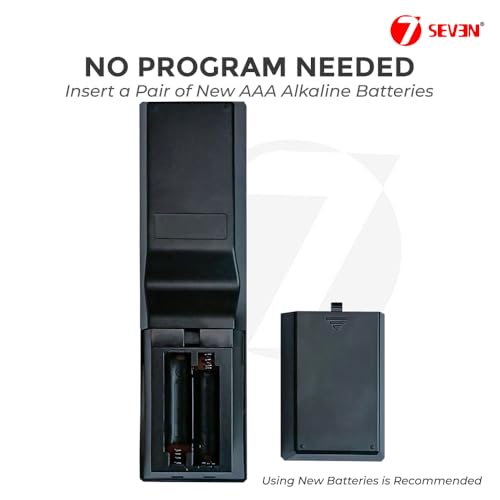 7 SEVEN Suitable with Sony Tv Remote Original Bravia for Smart Android Television Compatible for Any Model of LCD LED OLED UHD 4K Universal Sony Remote Control, Black 8 41oqjWOp NL
