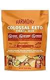 Diamond of California Harmony Colossal Keto Trail Mix with Peanuts, Roasted Edamame, Diamond of California Himalayan Pink Salt Walnuts, and Sonoma Creamery Parmesan Cheese Crisps, 10 Oz, 3 Pack