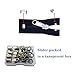 Meikeer 12-Piece #5 Universal Zipper Slider Replacement Kit - Includes Sliders for Easy Repair of Metal, Plastic, and Nylon Coil Luggage, Bags, and Jackets