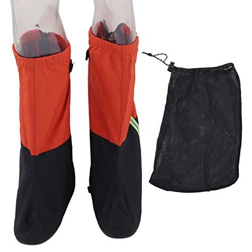 Cubiertas para zapatos impermeables para lluvia y nieve, gaiters para exteriores, camping, pesca, ciclismo y equitación (talla XL) miniatura 1