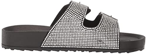 Madden Girl Women's Teddy Slide Sandal, Black Multi Rhinestone, 5 #TOP5