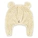 Zutano Unisex Baby, Furry Baby Bear Hat, Oat Furry, 6M