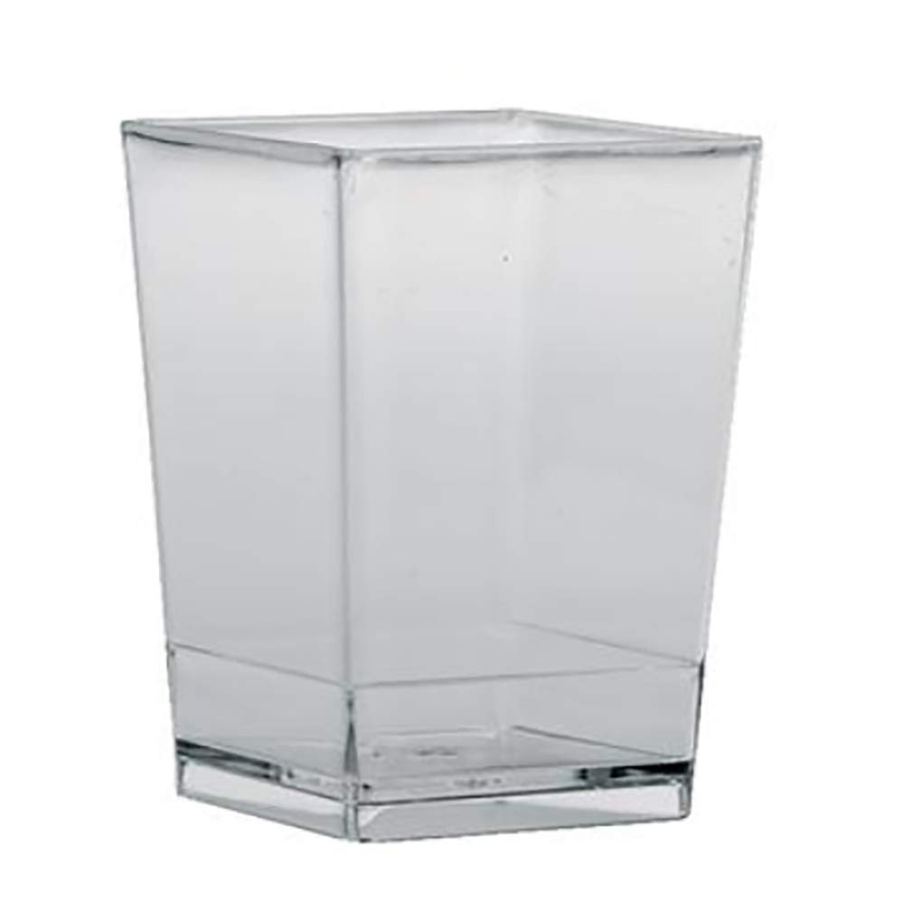 Martellato 100 Piece Cubic Small Glass, 100 ml, Transparent