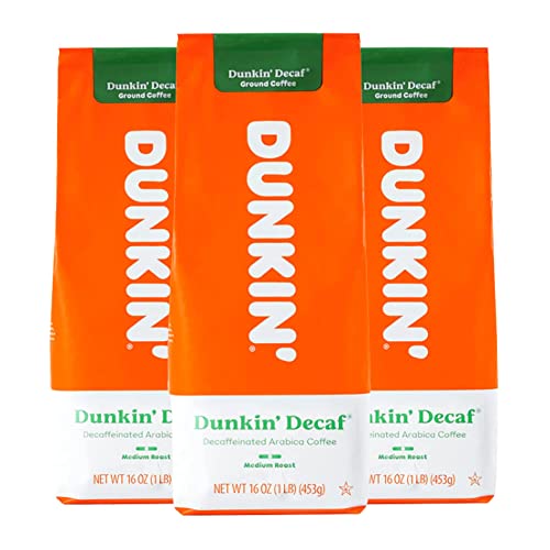 Dunkin Donuts Coffee Decaf 16 Oz Bag, Pack Of 3 #TOP14
