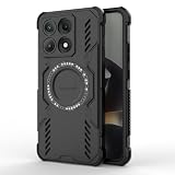 HAFFAN Custodia Cover per Motorola Moto Edge 70 Pro (6.78" Inches) Antiurto Militare Robusta Case Telefono, 360 Protezione, Magnetica Wireless - Nero