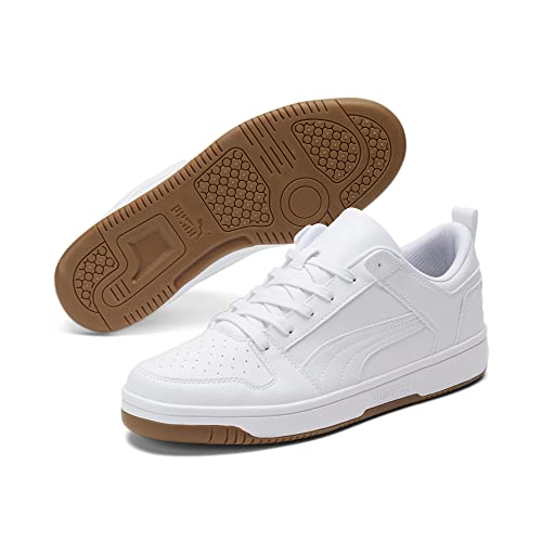PUMA PUMA Mens Rebound Layup Sneaker, White, 11.5