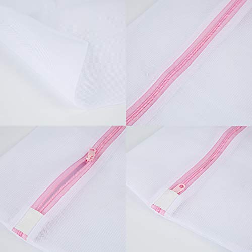 Mesh Laundry Bags 6-Pack Medium 16 X 12 Inch Laundry Wash Bag Colorful Zipper For Delicates, Blouse, Hosiery, Stocking, Underwear, Bra Lingerie, Sweater, Travel Storage Bag #TOP3