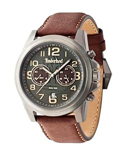 Montres bracelet homme Timberland en cuir véritable et acier inoxydable robuste
