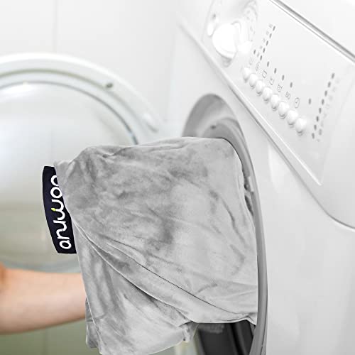 [Removable Cover] Bean Bag Chairs For Adults, 4 Foot Memory Foam Bean Bag For Adults, Big Sofa With Fluffy Removable Microfiber Cover, Furnitures For Dorm Room And Living Room, Grey #TOP7