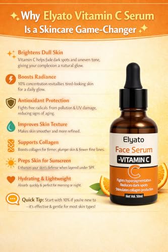 Image of 10% Vitamin C Face Serum 50ML, For Daily Brightness & Glowing Skin | Dark Spot Reduction, Collagen Stimulating