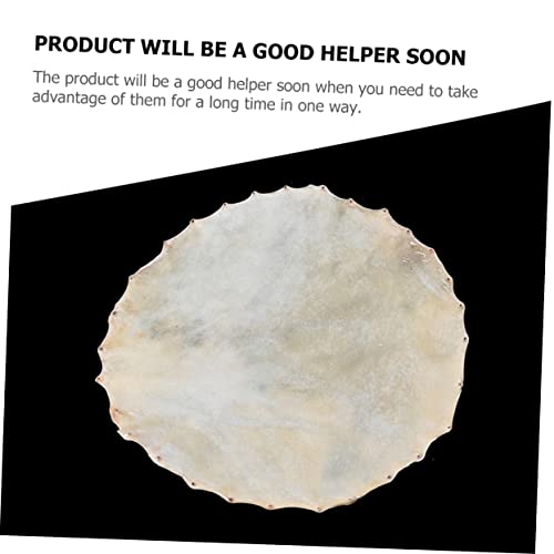 Milisten 5Pcs Drum Skin Drum Set Accessories Musical Instrument African Drum Supplies Drum Leathers Drum Head Replacement Accessories For Home Replacement Drum Head Drum Skins #TOP5