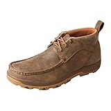 Twisted X Men's Chukka Driving Moc, Moc Toe with CellStretch, Bomber, 12 M