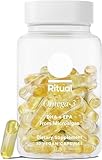 Ritual Omega 3 - Vegan - Science-Backed Dose of DHA & EPA Fatty Acids in 2:1 Ratio, Bioavailable, Brain and Heart Health Support, Minimal Burp-Back, Sustainably Sourced Microalgae, 30 Day Supply